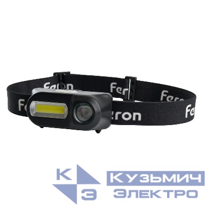 Фонарь налобный светодиодный аккумуляторный 14REDs IP44 пластик TH2309 FERON 41713