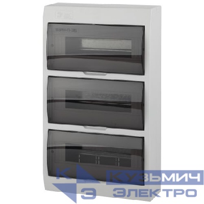 Бокс навесной ЩРН-П-36 36мод. IP41 пластик SIMPLE NO-box_simple-plastic_36_surface BOXS36 Эра Б0041529