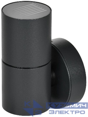 Светильник 5112 GU10 IP65 уличный настенный черн. IEK LT-UPU0-5112-GU10-1-K02