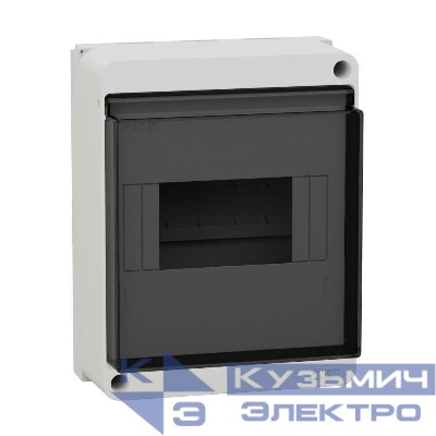 Бокс навесной ОП City9 Box XS 6мод. с прозр. дверцей SE EZ9EAB106