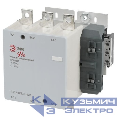 Контактор КТИ-5330 PRO KKT50-330-400-10-E 330А 400В/АС3 Эра Б0054931