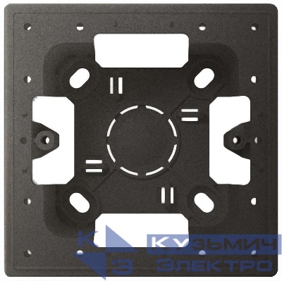 Коробка 1-м ОП Simon24 графит Simon 2400751-038