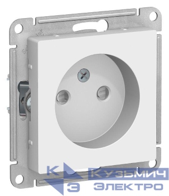 Розетка AtlasDesign 16А без заземл. защ. шторки механизм лотос SE ATN001349