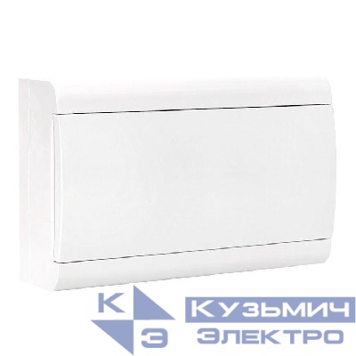 Щит ЩРН-П-15 IP41 бел. дверца (пром. упак.) Basic EKF pb-n-15w-bas