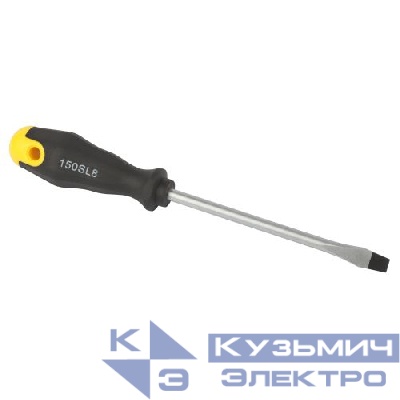 Отвертка SL 8х150мм шлицевая двухкомпонентн. рукоятка ЭРА Б0055868
