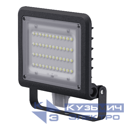 Прожектор светодиодный 80 679 NFL-03-50-4К-BL-LED 50Вт 4000К IP65 6950лм с датчиком черн. Navigator 80679