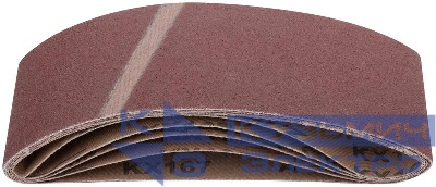 Лента шлифовальная бесконечные водостойкие на тканевой основе (уп.5шт) 75х457мм Р 80 FIT 39684