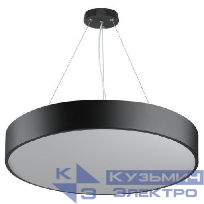 Светильник светодиодный Geometria Ring SPO-132-B-40K-088 88Вт 4000К IP40 800х800х80мм подвесной драйвер внутри черн. Эра Б0058901