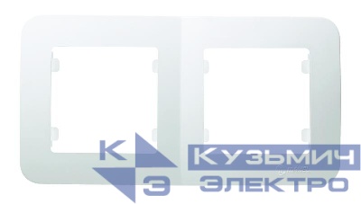 Рамка 2-м Lillium N бел. MAKEL 55012