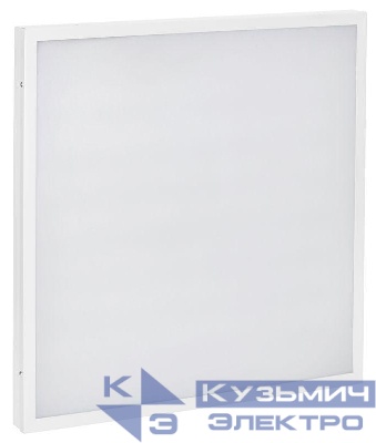 Светильник светодиодный ДВО 6575 40Вт 4000К 595х595х20 универс. опал. рассеив. панель IEK LDVO0-6575-40-4000-K01
