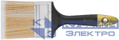 Кисть флейцевая "Лайн" искусственная щетина пластиковая ручка 3дюйм (75мм) FIT 01177