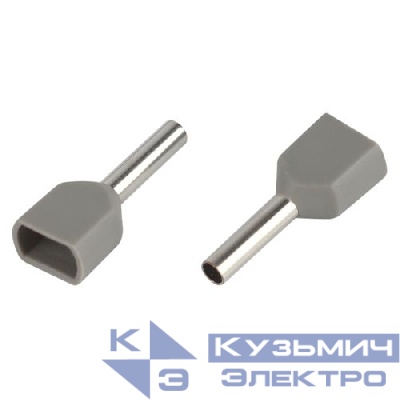 Наконечник-гильза двойн. НШвИ(2) 0.75-8 с изолированным фланцем (уп.500шт) Эра Б0063343