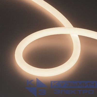 Лента светодиодная MOONLIGHT-TOP-M768-D18mm 24V White-MIX 360deg 14.4Вт/м IP65 2216 wire x1 прямой вывод кабеля герметичная (уп.5м) Arlight 037566