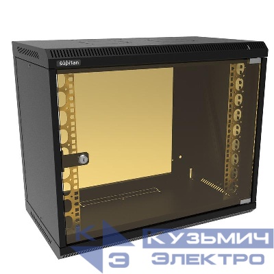 Шкаф телекоммуникационный настенный ТВЛ-9U-600-350-СР-9005 SUPRLAN 05-1090-B