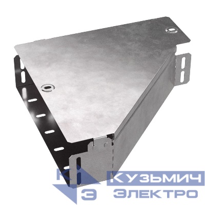 Переходник для лотка левый 300х100х80 с крышкой Стандарт Промрукав PR16.0498