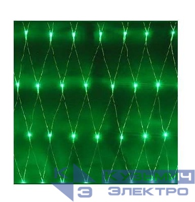 Гирлянда "Сеть" NTLD300-G-E 300LED 2х1.5 зел. SHlights 4610003328627