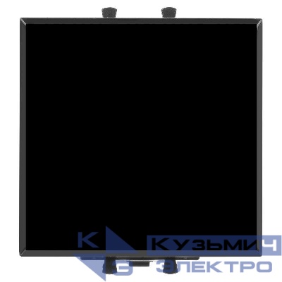 Инвертор модульный 1-кл. 2п 2мод. Avanti "Черный квадрат" 16А IP20 черн. DKC 4402122