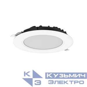 Светильник светодиодный DL-SLIM 172х38 20Вт 3000К IP44 круглый встраив. (монтаж. отв. 145мм) VARTON V1-R0-00547-10000-4402030