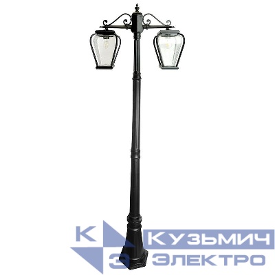 Светильник PL748 60Вт E27 230В садово-парковый черн. FERON 51278