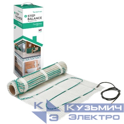 Комплект "Теплый пол" (мат) Step Balance SBM150040 150Вт/кв.м 600Вт 4кв.м SE SBM150040