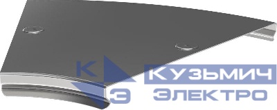 Крышка угла плавного 45град. тип Г01 ESCA 200мм IEK CPG01D-0-45-200-08