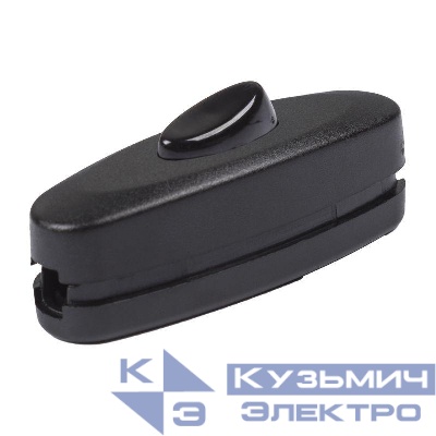 Выключатель-кнопка 250В 2А ON-OFF на электропровод (для лампы) Rexant 36-3018