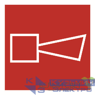 Знак безопасности BL-2020B.F11"Звуковой оповещатель пожарной тревоги" Белый свет a21346