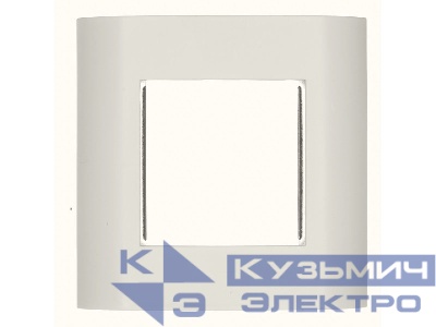 T1.0 - Рамка для внутренней розетки 80х80мм (французский тип)  без вставки, металлические скобки