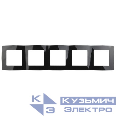 Рамка 5-м 12-5005-06 черн. ЭРА Б0014786