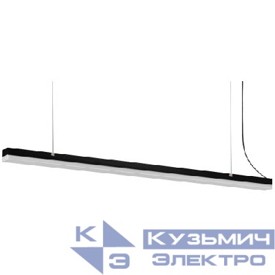 Светильник светодиодный SML-12-WB-40K-В60 60Вт 4000К 7100лм 70х1480х55мм подвесной линейный черн. Эра Б0061019