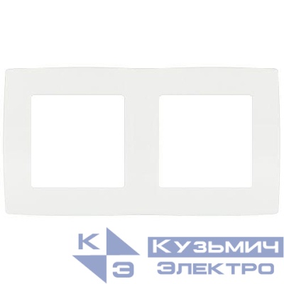 Рамка 2-м Эра12 12-5002-01М бел. матов. Эра Б0065736