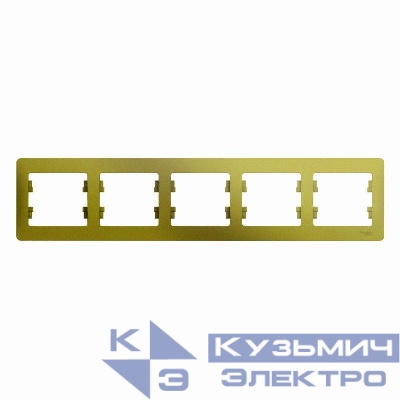 Рамка 5-м Glossa горизонт. фисташк. SE GSL001005