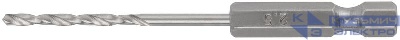 Сверло HSS по металлуполированное U-хвостовик под биту инд. упаковка 2.5мм FIT 34025