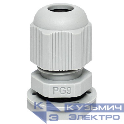 Сальник PG9 d4-8мм (d отверст. 16мм) IP54 (уп.4шт) PROxima EKF plc-pg-9-4-r