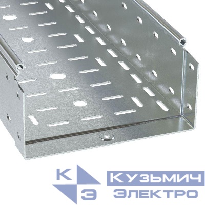 Лоток листовой перфорированный 200х100 L3000 сталь 1мм DKC 3534310