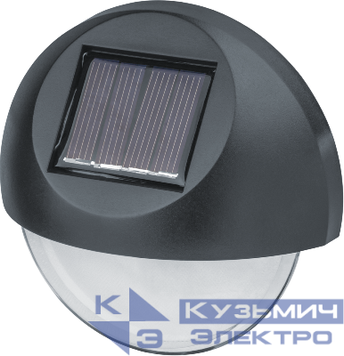 Светильник светодиодный 93 874 NSL-93 (на солнечной батарее с фотосенсором) 3200К IP44 накладной черн. круг NAVIGATOR 93874