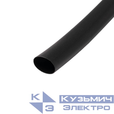 Трубка термоусадочная PTT 2/1-100-20 BL (ТУТнг 2/1) 1м черн. (уп.20шт) JazzWay 5076105