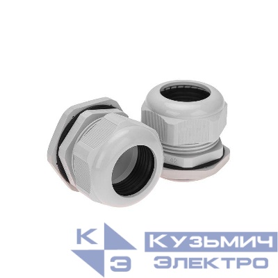 Ввод кабельный PG-42 (30-38мм) сер. Rexant 07-8042