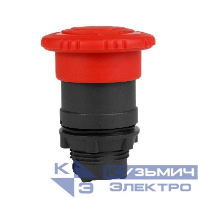Головка кнопки OptiSignal D22 A5-ESTR 40мм авар. останова возврат поворотом пластик ZB5AS844 КЭАЗ 332298
