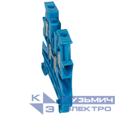 Блок клеммный Viking3 4х6мм винт. син. Leg 037109