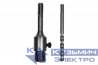 Diamond Industrial Хвостовик для коронки с центровочным сверлом SDS+, 115 мм, M16 Diamond Industrial