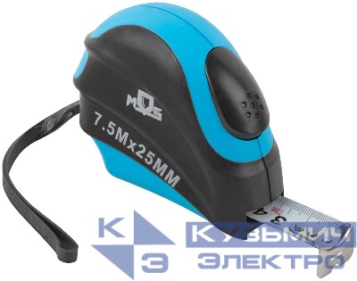 Рулетка Автостоп 7.5мх25мм MOS 17361М