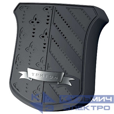 Звонок проводной Готик тройной ди-до 220В 80-90дБА черн./серебр. МОНОМАХ ГС-02