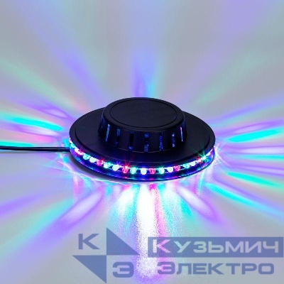 Диско-лампа светодиодная "Летающая тарелка" 48 LED 230В черн. Neon-Night 601-260