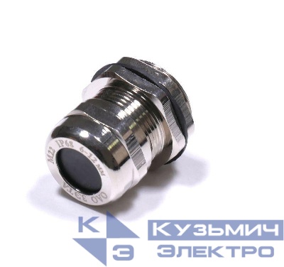 Ввод кабельный М22 IP68 d10-14мм латунь ГОФРОМАТИК zeta30133