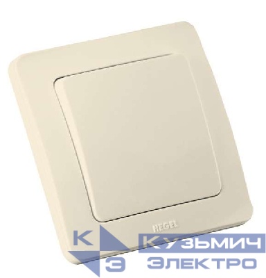 Выключатель 1-кл. СП Мастер 16А IP20 250В сл. кость HEGEL ВС16-311-01