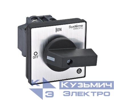 Выключатель-разъединитель 3п 20А IP20 с черн. рукоят. на дверцу 4 винтами SE MSD20320B