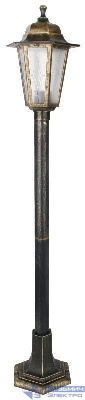 Светильник столб садово-парковый PP6101 C64 НТУ 06-60-002 У1 "Оскар 3" 1м 6-гра пласт. +пласт. черн. бронза Camelion 13855