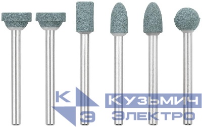 Шарошка силиконово-карбидная мини 6шт FIT 36925