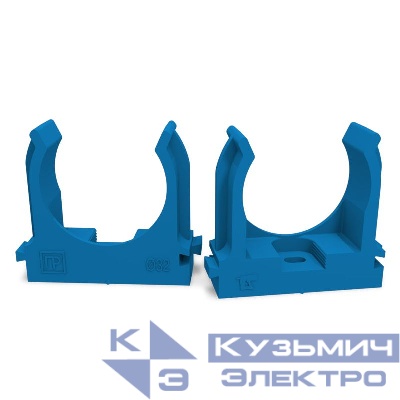 Держатель для труб (клипса) d32мм для монтажн. пистолета син. Промрукав PR13.0146